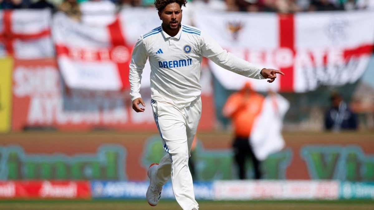 Kuldeep Yadav scripts Indian record to complete 50 Test wickets, registers fifer at Dharamsala