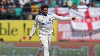 Left-arm spinner Kuldeep Yadav was the toast of India's clinical bowling performance on Day 1 of the fifth Test against England with a haul of 5/72. Sportzpics