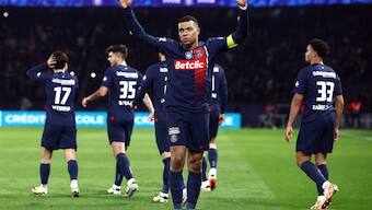 Kylian Mbappe has either started on the bench or been substituted in each of PSG's four Ligue 1 games since he informed the club of his intention to leave when his contract expires at the end of the season. Reuters 