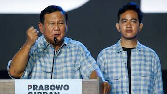 Prabowo Subianto, left, and Gibran Rakabuming Raka will inherit an economy that expanded just over 5 percent last year and a slate of ambitious infrastructure projects. Image- Reuters