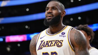 LeBron James has endorsed Kamala Harris for President ahead of the Election Day in United States. AP 