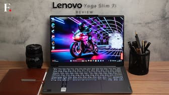 The Lenovo Yoga Slim 7i 2024 is among the first laptops to ship with Intel's new Core Ultra series of processors. Image Credit: Firstpost | Mehul Reuben Das