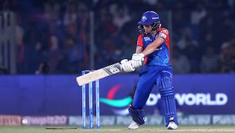 Meg Lanning produced a 38-ball 53 runs at the top of the order for  Delhi Capitals against Mumbai Indians in the WPL 2024. Image: Sportzpics