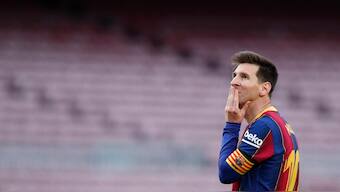 Lionel Messi played for Barcelona 520 times, scoring 474 goals. Reuters 