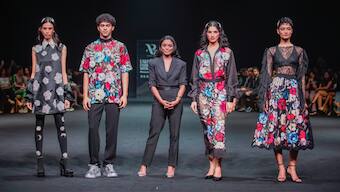 Archana Rao created a fashion fantasy of colour structure and design