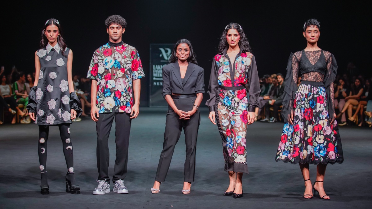 Archana Rao created a fashion fantasy of colour structure and design Archana Rao created a fashion fantasy of colour structure and design
