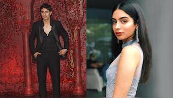 Khushi Kapoor and Ibrahim Ali Khan leaked photo for Naadaniyaan shoot goes viral