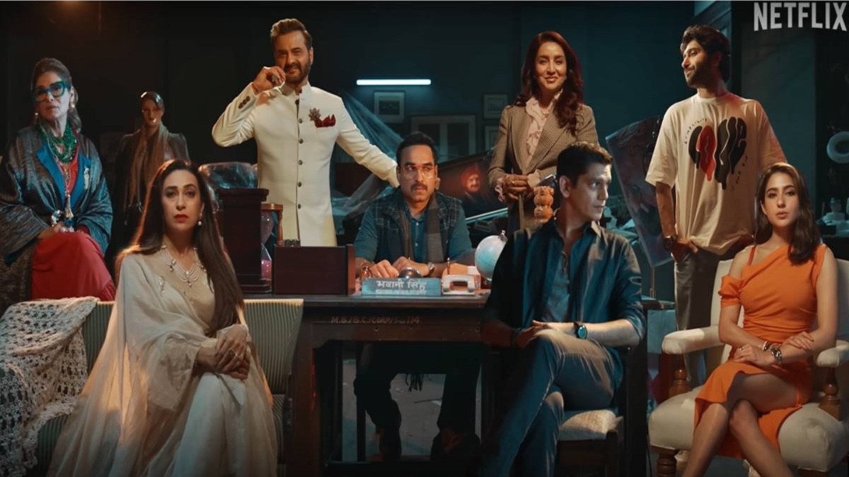 Murder Mubarak Movie Review: Sara Ali Khan delivers her best in a delicious whodunit | Netflix Murder Mubarak Movie Review: Sara Ali Khan delivers her best in a delicious whodunit | Netflix
