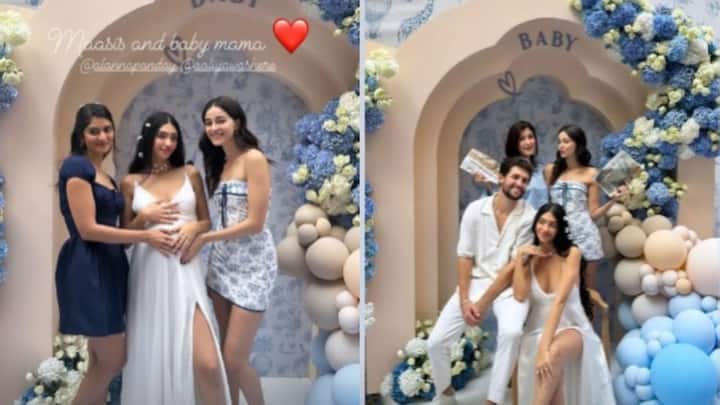 alanna panday bridal shower dress A sneak peek into Panday's blue-themed dreamy baby ceremony color:Rose/Mercury Product ID:AD3D106149_AG963_M Red Sequin One Shoulder