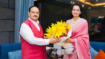 Kangana Ranaut meets BJP National president JP Nadda, says, 'I will always be...'