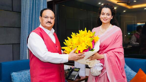 Kangana Ranaut meets BJP National president JP Nadda, says, 'I will always be...'