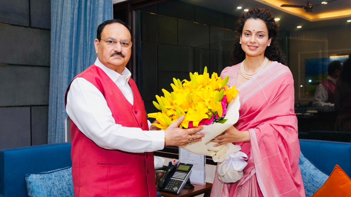Kangana Ranaut meets BJP National president JP Nadda, says, 'I will always be...' Kangana Ranaut meets BJP National president JP Nadda, says, 'I will always be...'