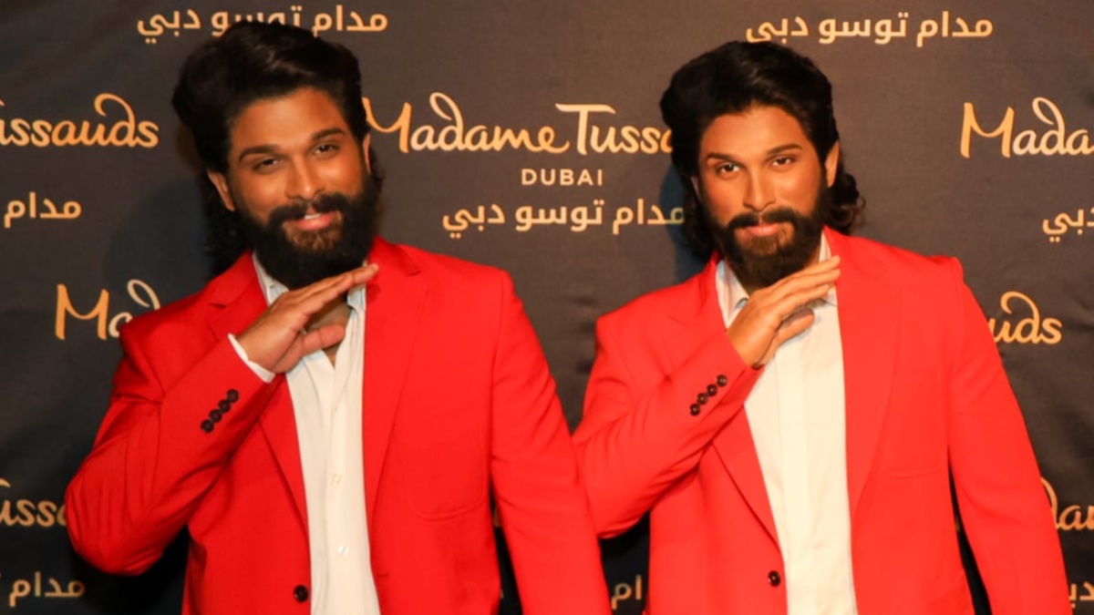 Allu Arjun unveils his wax statue at Madam Tussauds Dubai; strikes iconic Pushpa pose with daughter Arha Allu Arjun unveils his wax statue at Madam Tussauds Dubai; strikes iconic Pushpa pose with daughter Arha