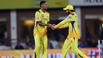Chennai Super Kings pacer Mustafizur Rahman celebrates after dismissing Royal Challengers Bengaluru all-rounder Cameron Green during the opening match of IPL 2024. Sportzpics