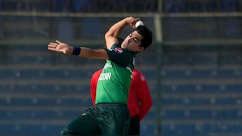 Pakistan pacer Naseem Shah had suffered a shoulder injury during last year's Asia Cup and ended up missing the subsequent ICC World Cup in India. AP