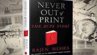 Never Out of Print, The Rupa Story, authored by Rajen Mehra. Publisher: Rupa Publications. Image: X/@Rupa_Books  