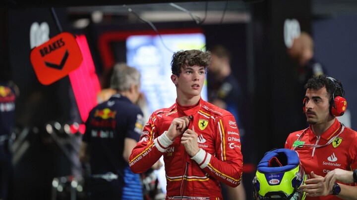 Formula 1: Teenager Oliver Bearman realises dream with surprise Ferrari debut