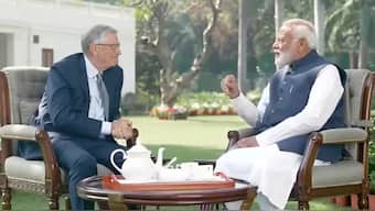 PM Modi and Bill Gates met for a chat on Friday. Source: YouTube