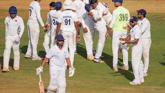 Mumbai had restricted Vidarbha to 223/5 before seeing them off for 368 in the Ranji Trophy final at the Wankhede Stadium on Thursday. PTI 