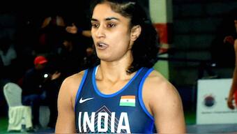 Vinesh Phogat in a file photo. PTI