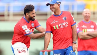 Rishabh Pant (L) will make a comeback to cricket after 14 months out. Image: Delhi Capitals