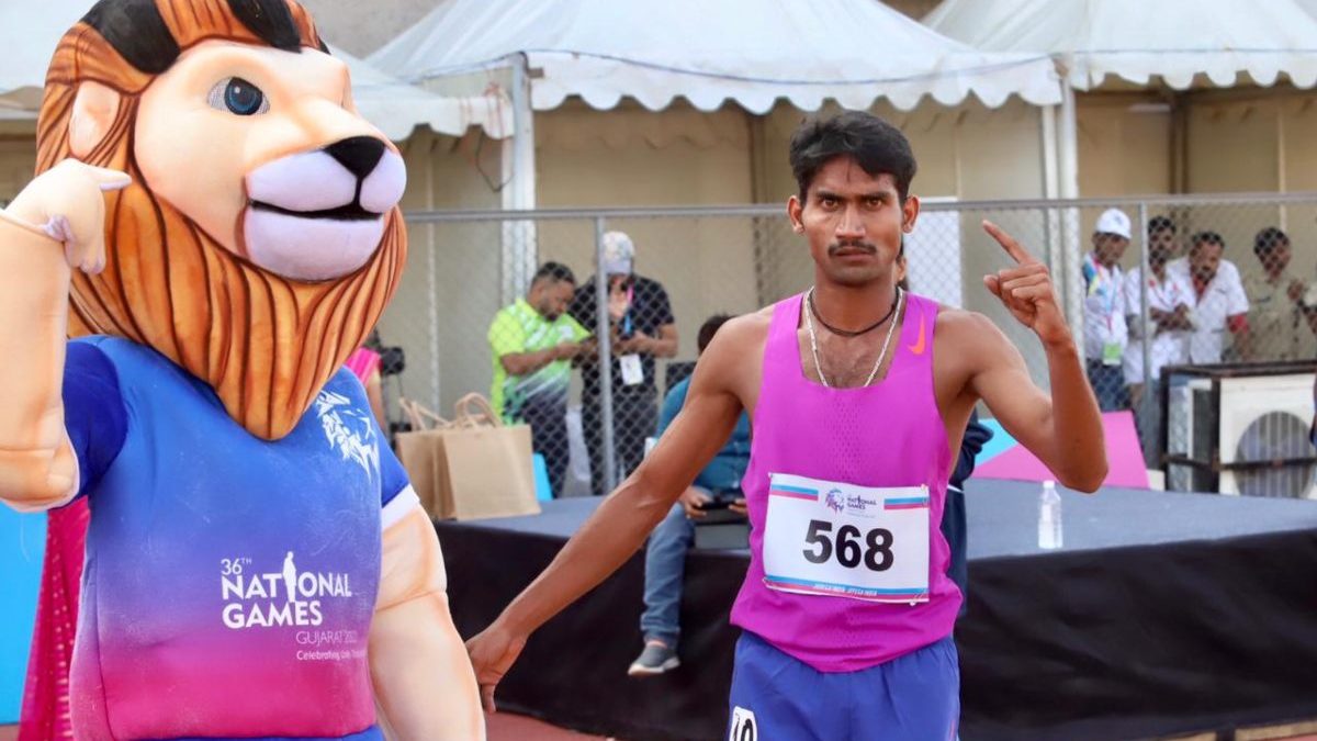 Parvej Khan had won the 1500m gold in the 2022 National Games with a new personal best of 3.40.89. Parvej Khan had won the 1500m gold in the 2022 National Games with a new personal best of 3.40.89.