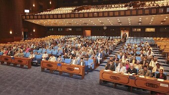 The four parties have decided to supporting the Maoist Center for the National Assembly chair race, and they will also support a UML candidate for the upper house vice-chair position Image Courtesy PTI