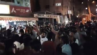 RCB fans were seen celebrating the team's WPL 2024 title win on the streets of Bengaluru. Image: X