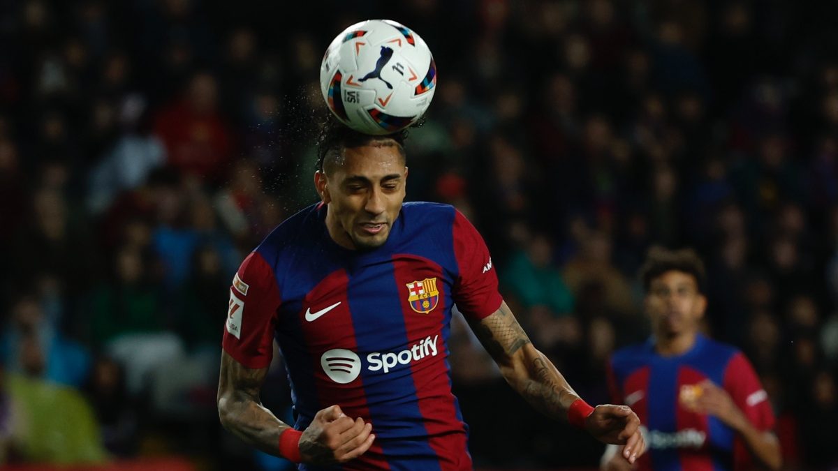 Raphinha scored the solitary goal in Barcelona's win over Las Palmas in La Liga. AP Raphinha scored the solitary goal in Barcelona's win over Las Palmas in La Liga. AP