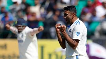 Ravichandran Ashwin collected his 36th Test five-for on Day 3 of the fifth Test between India and England in Dharamsala. Reuters