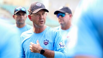Delhi Capitals coach Ricky Ponting in a file photo. Image: Delhi Capitals