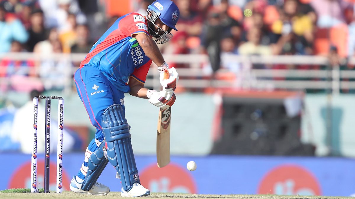 Rishabh Pant of Delhi Capitals played his first match in 453 days. Image: Sportzpics Rishabh Pant of Delhi Capitals played his first match in 453 days. Image: Sportzpics