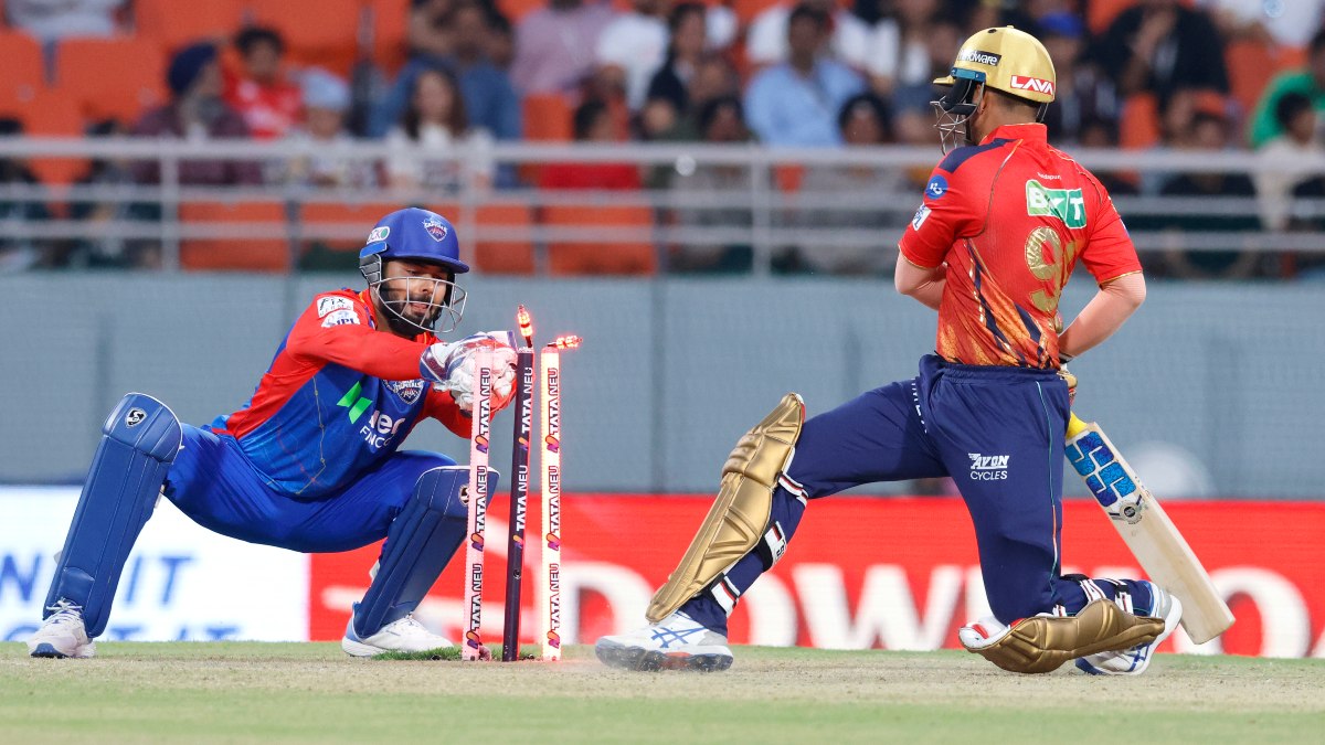 Watch: DC captain Rishabh Pant pulls off sharp stumping on comeback during IPL 2024 match against PBKS Watch: DC captain Rishabh Pant pulls off sharp stumping on comeback during IPL 2024 match against PBKS