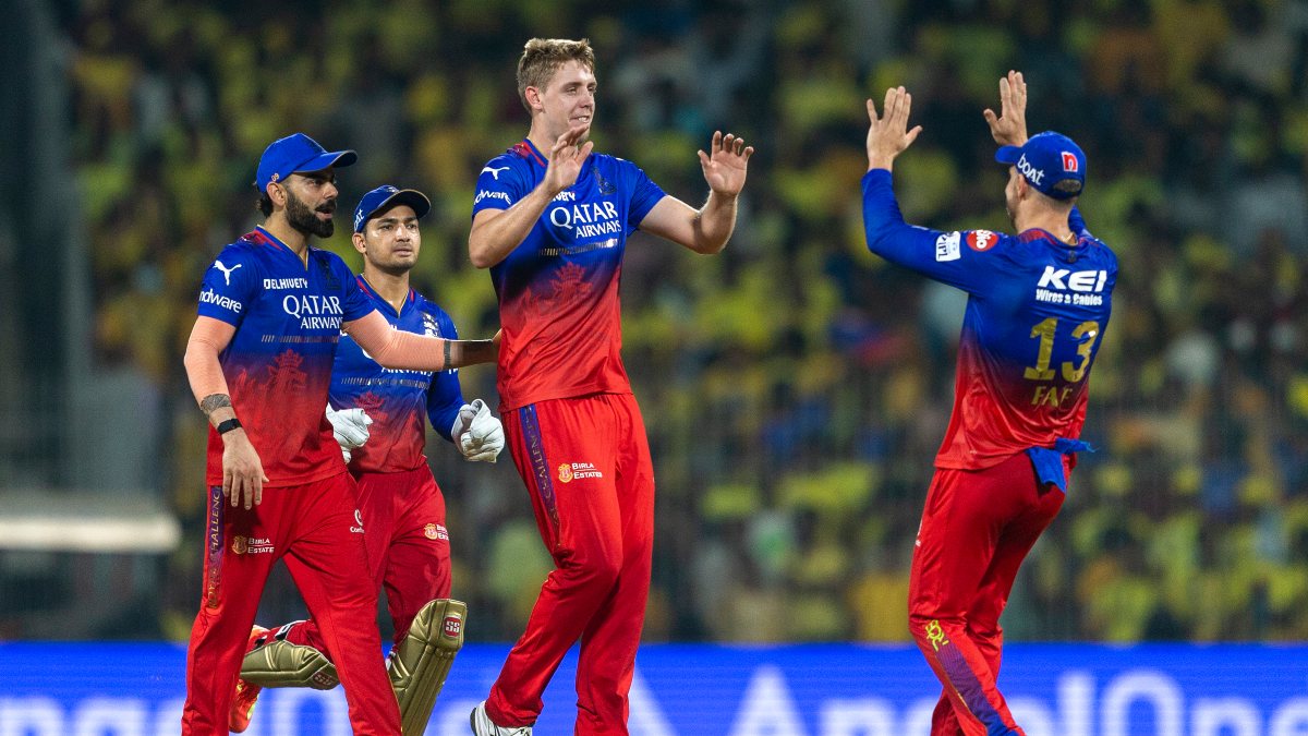 Royal Challengers Bengaluru will be aiming to bounce back from their defeat in the season opener against Chennai Super Kings when they face Punjab Kings at home on Monday. AP Royal Challengers Bengaluru will be aiming to bounce back from their defeat in the season opener against Chennai Super Kings when they face Punjab Kings at home on Monday. AP