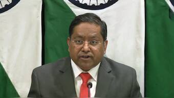 MEA Spokesperson Randhir Jaiswal provided an updated on the status of aid for Indians stranded in Russia. Source: ANI