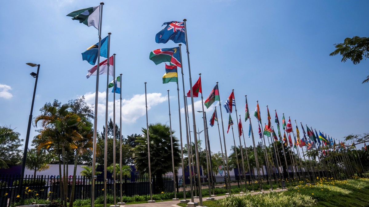Flags representing Commonwealth countries fly at the Kigali Convention Centre, the venue hosting the Commonwealth Heads of Government Meeting (CHOGM) in Kigali, Rwanda. Reuters File Flags representing Commonwealth countries fly at the Kigali Convention Centre, the venue hosting the Commonwealth Heads of Government Meeting (CHOGM) in Kigali, Rwanda. Reuters File