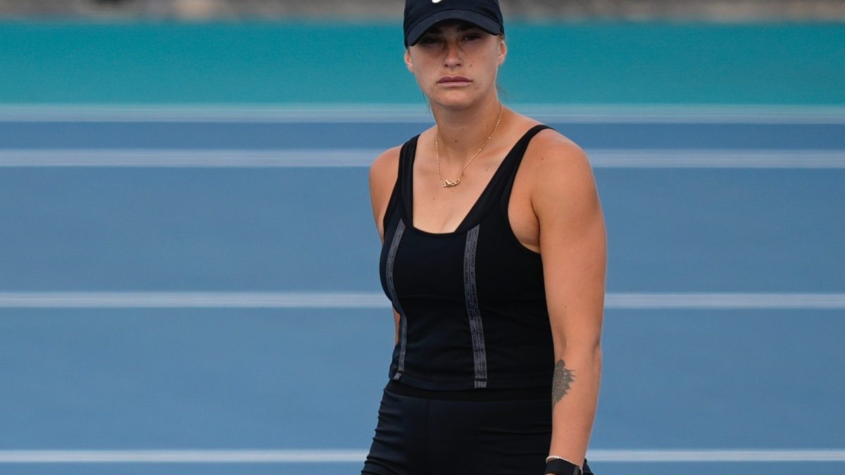 Aryna Sabalenka plans on playing the Miami Open, with her first match against Paula Badosa. AP Aryna Sabalenka plans on playing the Miami Open, with her first match against Paula Badosa. AP