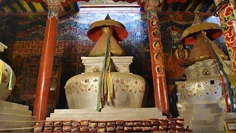 Inside the Sakya Monastery of Tibet. Image: Wikimedia Commons  
