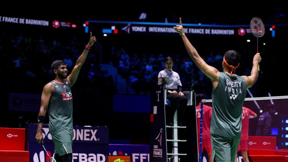 Satwiksairaj Rankireddy and Chirag Shetty have reached a third consecutive final following their victory in the French Open Super 750 semis. Image credit: X/@badmintonphoto Satwiksairaj Rankireddy and Chirag Shetty have reached a third consecutive final following their victory in the French Open Super 750 semis. Image credit: X/@badmintonphoto
