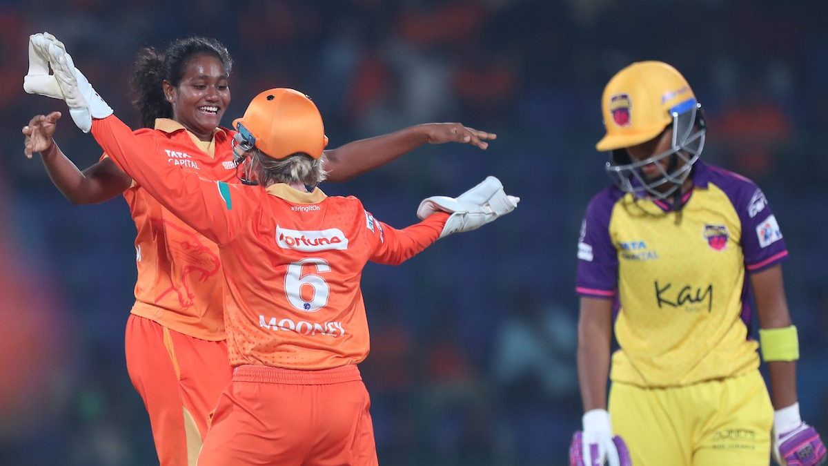 Only 16, Shabnam Shakil inspired Gujarat Giants to a win over UP Warriorz with bowling figures of 3/11. BCCI image Only 16, Shabnam Shakil inspired Gujarat Giants to a win over UP Warriorz with bowling figures of 3/11. BCCI image