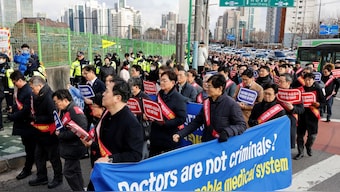 On Friday, authorities intensified their efforts to put a stop to the walkout by sending South Korean police on a raid that targeted Korean Medical Association officials Image Courtesy Reuters