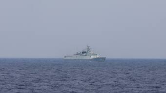 A Chinese navy ship is seen sailing in the South China Sea on 4 October, 2023. Reuters File