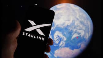 Starlink is a satellite-based internet service provider. AFP