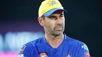 Chennai Super Kings head coach Stephen Fleming in a file photo. Image: Sportzpics