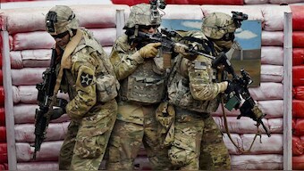 (File) US troops. PTI