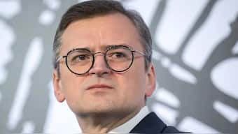 Kuleba also highlighted the recent conversation between PM Narendra Modi and Ukrainian President Zelenskyy, during which the two leaders discussed bilateral cooperation, trade and the upcoming Global Peace Summit Image Courtesy AFP