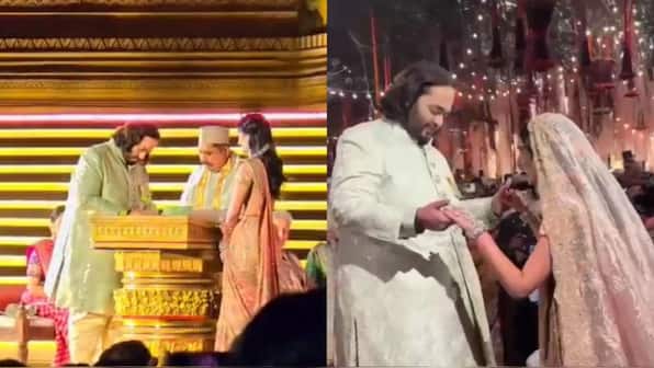 Anant Ambani and Radhika Merchant's 'Hastakshar' ceremony pictures are pure bliss; take a look