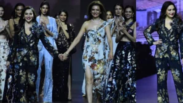 Lakme Fashion Week 2024: Madhuri Dixit nails the boss lady look in Ranna Gill couture