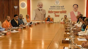 BJP CEC meeting in New Delhi. PTI