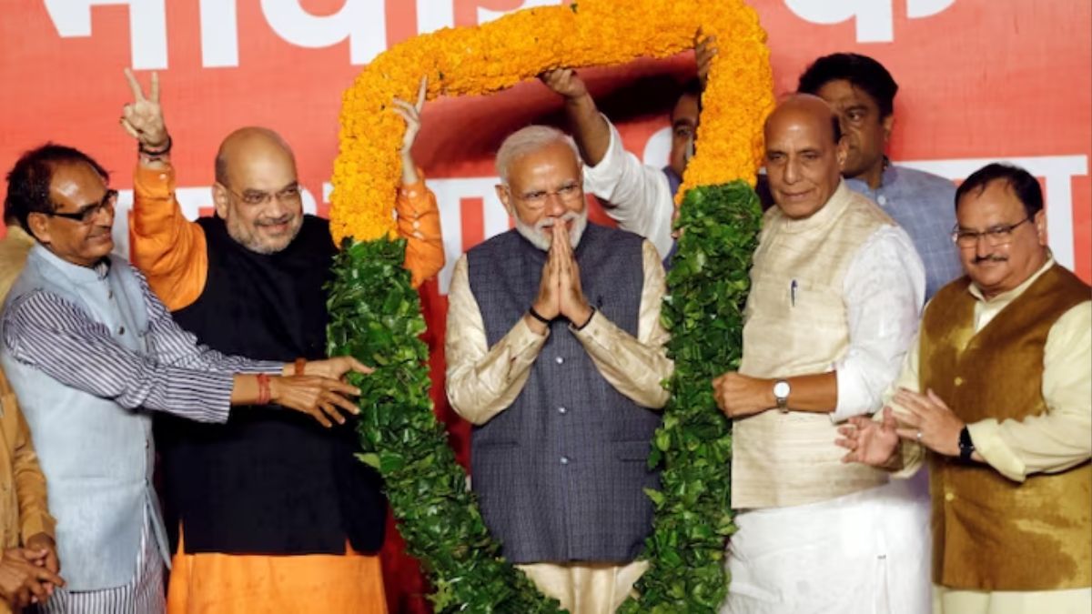 Lok Sabha Elections 2024: BJP led NDA set to get '400 par' seats, opinion poll finds Lok Sabha Elections 2024: BJP led NDA set to get '400 par' seats, opinion poll finds